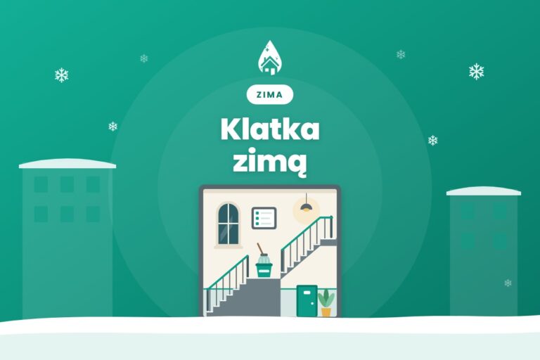 Sól, piasek i błoto na klatce schodowej: jak zimą utrzymać czyste wejście i posadzkę
