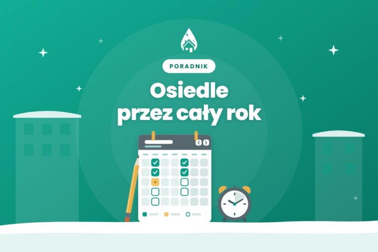 Utrzymanie czystości na osiedlu: plan prac na cały rok